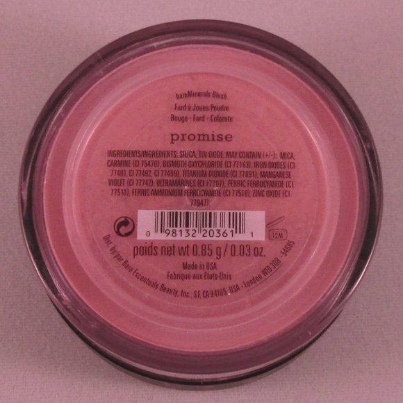 #NWT Original bareMinerals Promise Loose Powder Blush 0.85g/0.03oz - Picture 1 of 4